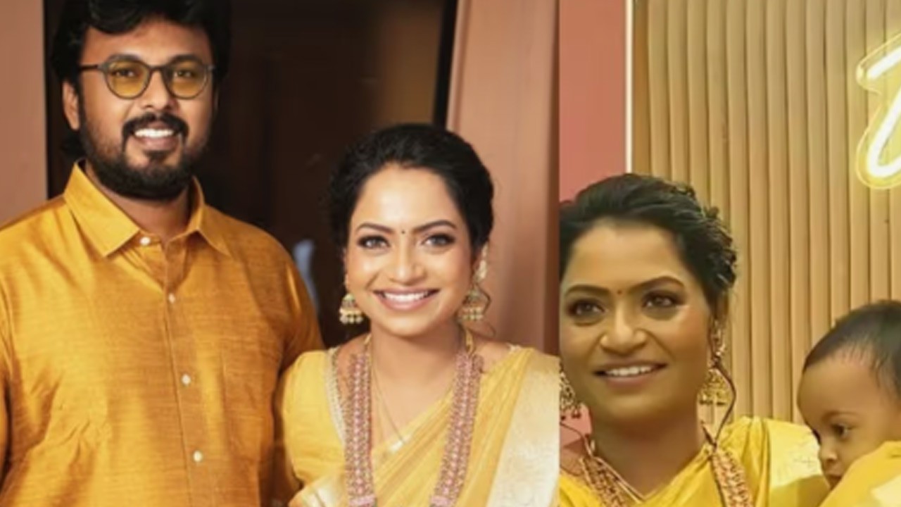 பிரபல சீரியல் நடிகை ஆதவனுடன் 2 ஆவது திருமணம்