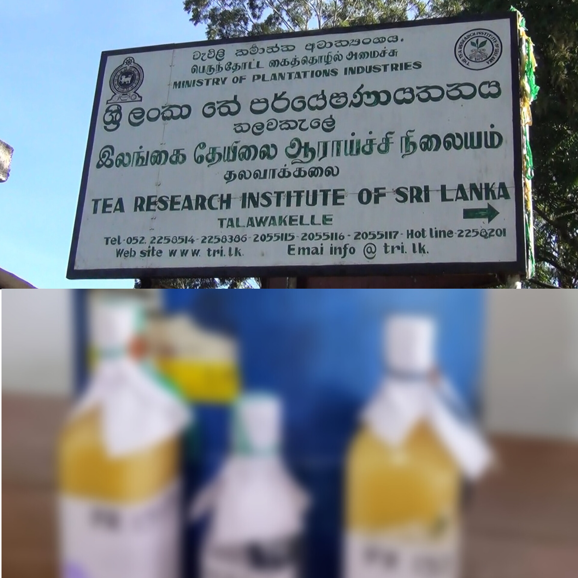 தேயிலை ஆராய்ச்சி நிலைய இல்லத்தில் கள்ளச்சாராயம் தயாரிப்பு!