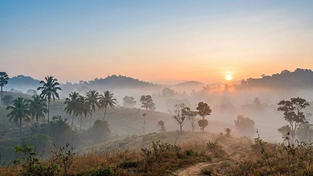 நாட்டில் வறண்ட வானிலை; சில பகுதிகளில் பனிமூட்டம்