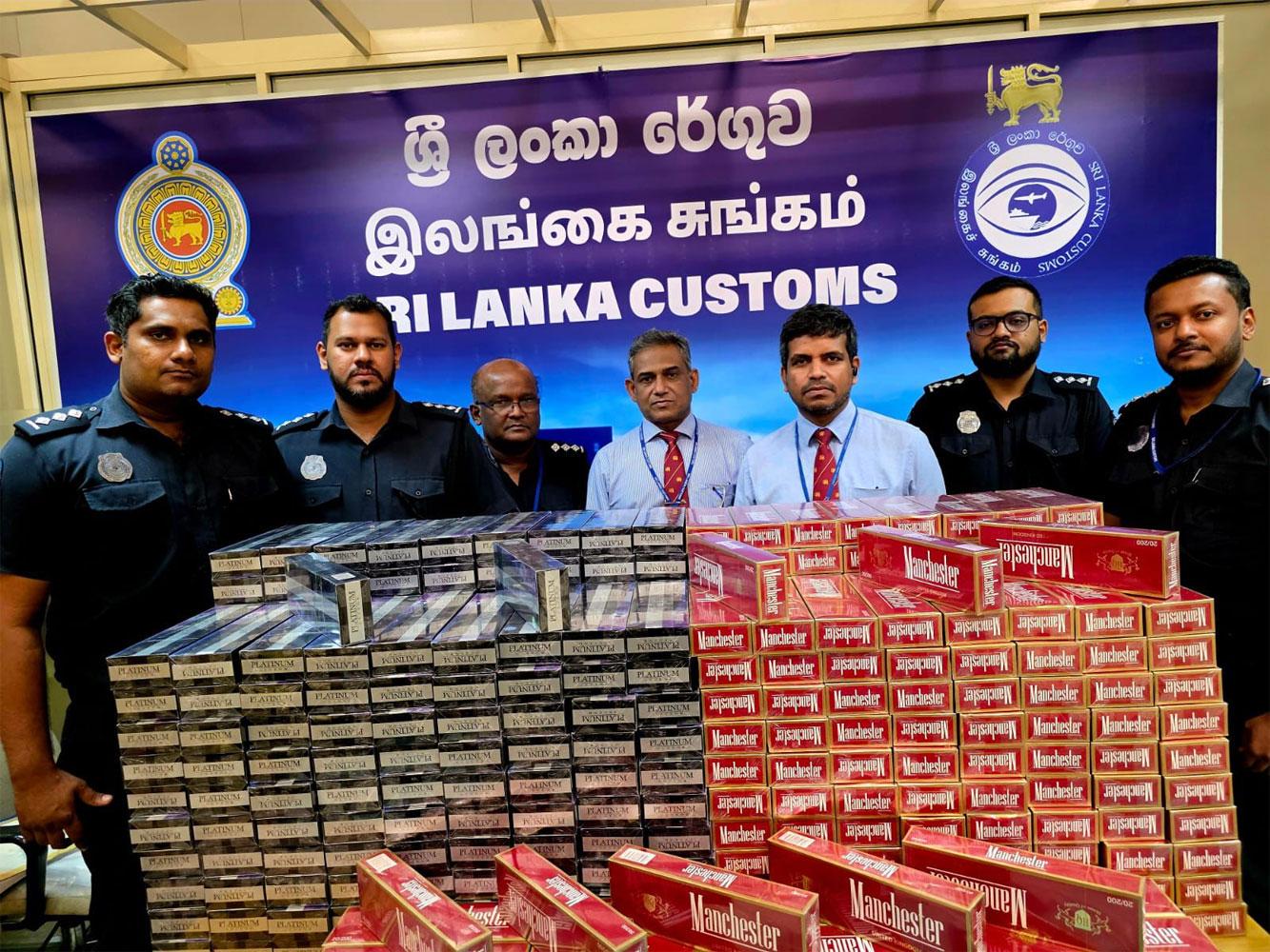 1.5 கோடி ரூபாய் வெளிநாடு சிகரெட் கடத்தல்!